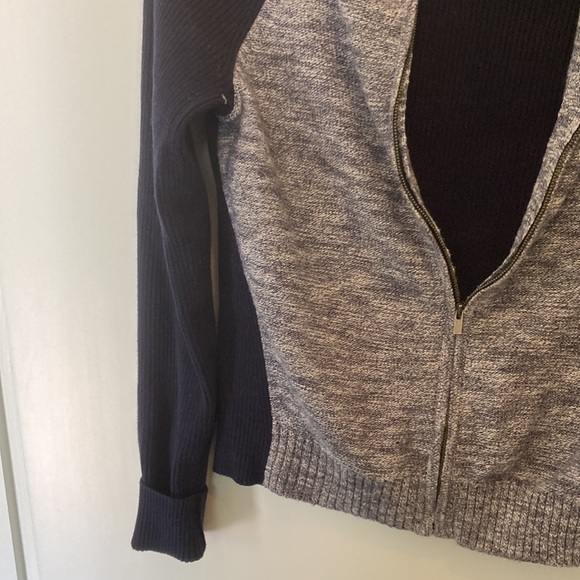 BANANA REPUBLIC TWO TONE LONG SLEEVE CREW NECK JACKET ! GREAT CONDITION! - Picture 4 of 4